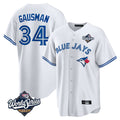 Choea T.Blue Jays #34 Kevin Gausman Player White 2025 American League All Stitched Jersey
