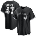 Choea T.Blue Jays #47 Addison Barger Player Black City Connect Limited Stitched Jerseys
