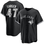 Choea T.Blue Jays #47 Addison Barger Player Black City Connect Limited Stitched Jerseys