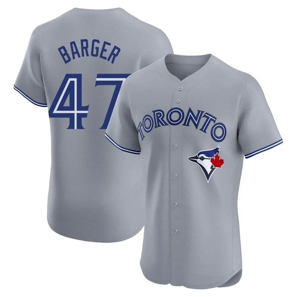 Choea T.Blue Jays #47 Addison Barger Player Gray Elite Limited Stitched Jerseys