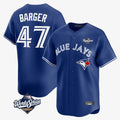 Choea T.Blue Jays #47 Addison Barger Player Navy 2025 World Series Limited Stitched Jerseys
