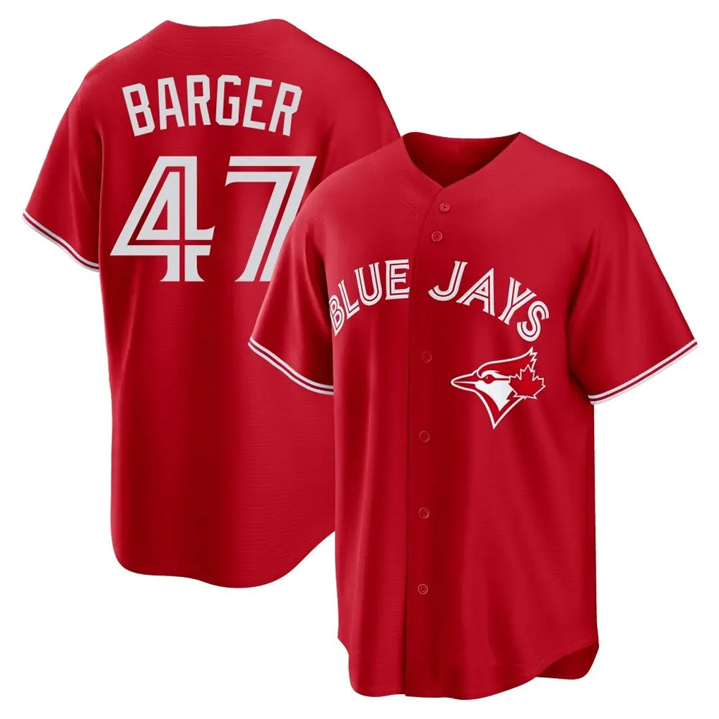 Choea T.Blue Jays #47 Addison Barger Player Red Home Limited Game Stitched Jerseys