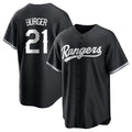 Choea T.Rangers #21 Jake Burger Player Black Home Limited Stitched Jerseys
