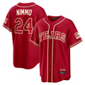 Choea T.Rangers #24 Brandon Nimmo Player Red 2026 City Connect Stitched Jerseys