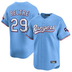 Choea T.Rangers #29 Adrian Beltre Player Light Blue Home Limited Stitched Jerseys