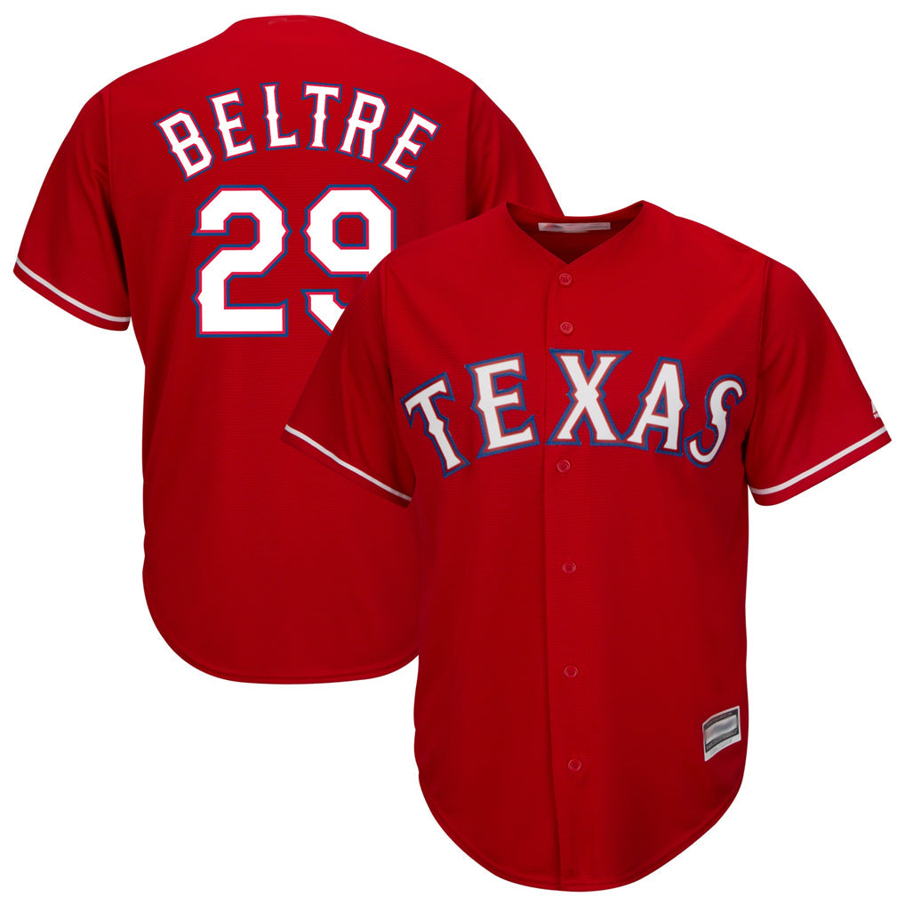 Choea T.Rangers #29 Adrian Beltre Player Red Majestic Alternate Cool Stitched Jerseys