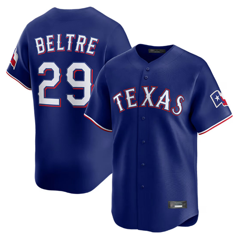 Choea T.Rangers #29 Adrian Beltre Player Royal Home Limited Stitched Jerseys
