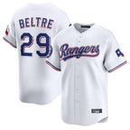Choea T.Rangers #29 Adrian Beltre Player White Home Limited Stitched Jerseys