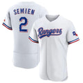 Choea T.Rangers #2 Marcus Semien Player Gold Collection Limited White Elite Stitched Jerseys