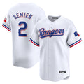 Choea T.Rangers #2 Marcus Semien Player White Home Limited Stitched Jerseys