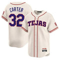 Choea T.Rangers #32 Evan Carter Player Cream 2026 City Connect Premier Stitched Stitched Jerseys