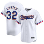 Choea T.Rangers #32 Evan Carter Player Gold Collection Limited Edition White Stitched Jerseys