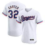 Choea T.Rangers #32 Evan Carter Player White Home Limited Elite Stitched Jerseys
