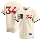 Choea T.Rangers #34 Nolan Ryan Player Cream City Connect Limited Cream Stitched Jerseys