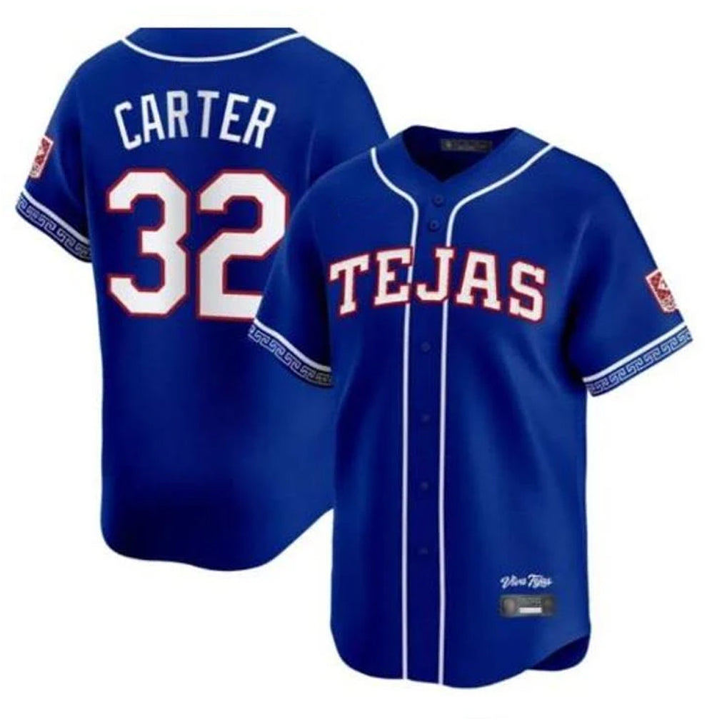 Choea T.Rangers #32 Evan Carter Player Royal 2026 City Connect Premier Stitched Jerseys