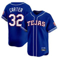 Choea T.Rangers #32 Evan Carter Player Royal 2026 City Connect Premier Stitched Jerseys