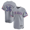 Choea T.Rangers #36 Wyatt Langford Player Gray Home Limited Stitched Jerseys