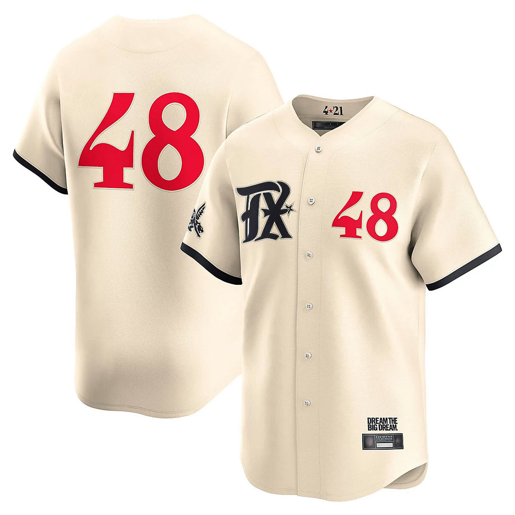 Choea T.Rangers #48 Jacob deGrom Player Cream Limited City Connect Stitched Jerseys