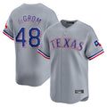 Choea T.Rangers #48 Jacob deGrom Player Gray Home Limited Stitched Jerseys