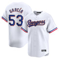 Choea T.Rangers #53 Adolis Garcia Player Gold Home Limited White Stitched Jerseys