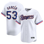 Choea T.Rangers #53 Adolis Garcia Player Gold Home Limited White Stitched Jerseys