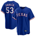 Choea T.Rangers #53 Adolis Garcia Player Royal Home Limited Game Stitched Jerseys