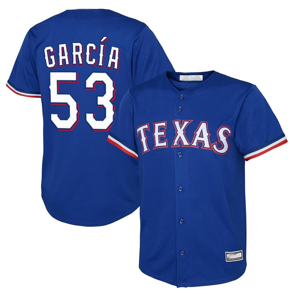 Choea T.Rangers #53 Adolis Garcia Player Royal Home Limited Stitched Jerseys