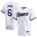 Choea T.Rangers #6 Josh Jung Player Gold Collection Limited White Stitched Jerseys