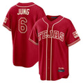Choea T.Rangers #6 Josh Jung Player Red 2026 City Connect Limited Stitched Jerseys