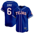 Choea T.Rangers #6 Josh Jung Player Royal 2026 City Connect Limited Stitched Jerseys