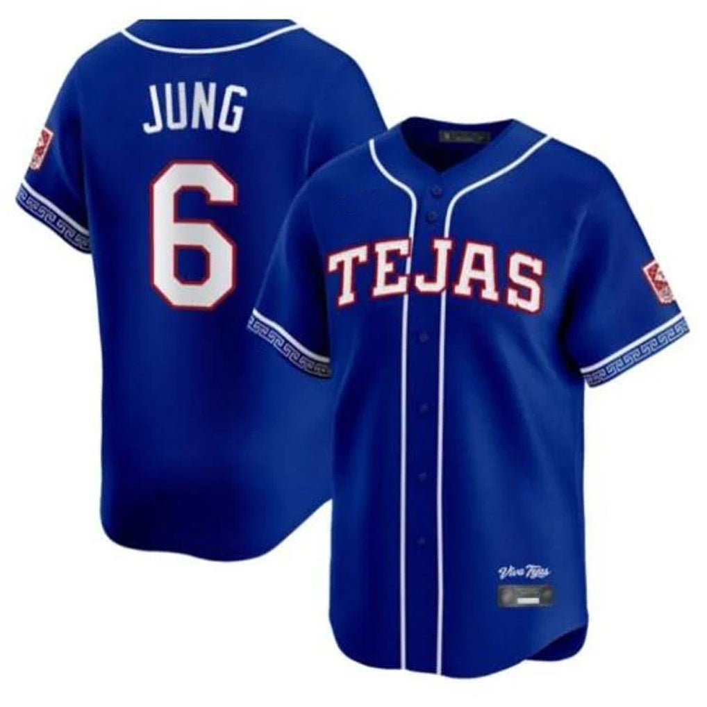Choea T.Rangers #6 Josh Jung Player Royal 2026 City Connect Limited Stitched Jerseys