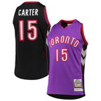 Choea T.Raptors #15 Vince Carter Mitchell & Ness Purple 19992000 Hardwood Classics Authentic Jerseys
