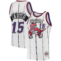 Choea T.Raptors #15 Vince Carter Mitchell & Ness White 1998-99 Hardwood Classics Swingman Jerseys
