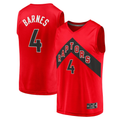 Choea T.Raptors #4 Scottie Barnes Red Fast Break Replica Jerseys - Icon Edition