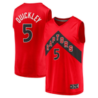 Choea T.Raptors #5 Immanuel Quickley Red Fast Break Player Jerseys - Icon Edition