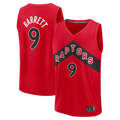 Choea T.Raptors #9 RJ Barrett Red Fast Break Jerseys - Icon Edition