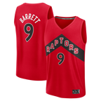 Choea T.Raptors #9 RJ Barrett Red Fast Break Jerseys - Icon Edition