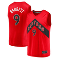 Choea T.Raptors #9 RJ Barrett Red Fast Break Player Jerseys - Icon Edition