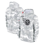 Choea T.Titans Camo Arctic Salute to Service Pullover Hoodies Home Game Blank Player Stitched Jerseys