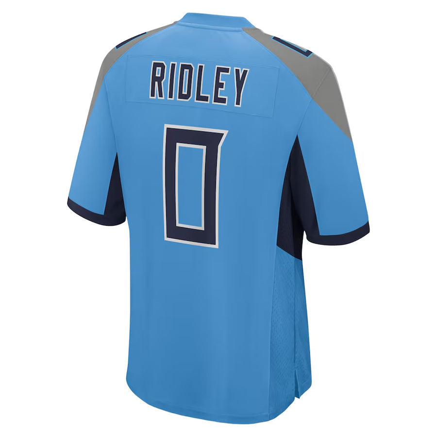 Choea T.Titans #0 Calvin Ridley Player Light Blue Home Game Stitched Jerseys