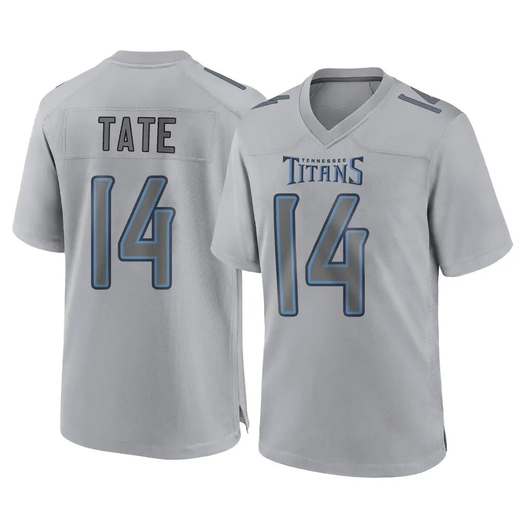 Choea T.Titans #14 Carnell Tate Player Gray Atmosphere Fashion Home Game Stitched Jerseys