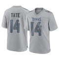 Choea T.Titans #14 Carnell Tate Player Gray Atmosphere Fashion Home Game Stitched Jerseys