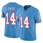 Choea T.Titans #14 Carnell Tate Player Light Blue Limited Vapor F.U.S.E. Home Game Stitched Jerseys