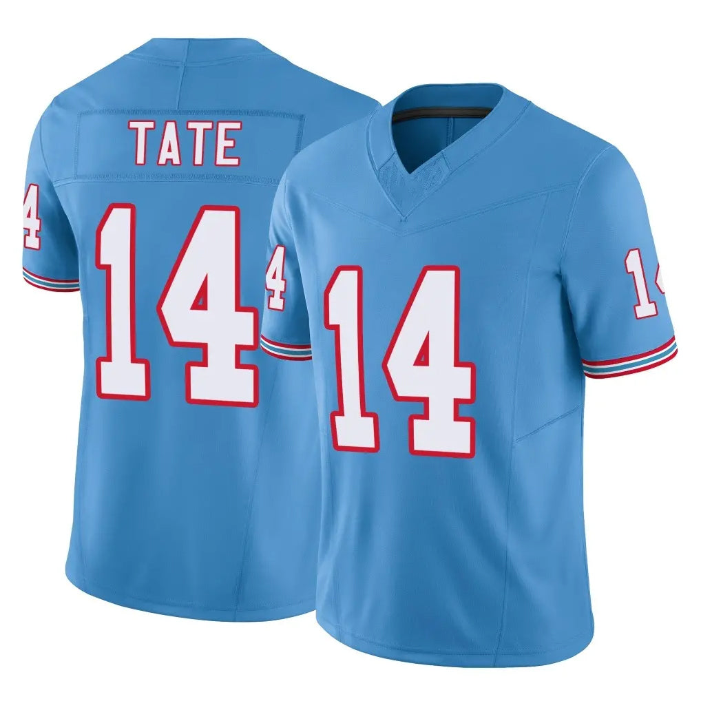 Choea T.Titans #14 Carnell Tate Player Light Blue Limited Vapor F.U.S.E. Home Game Stitched Jerseys