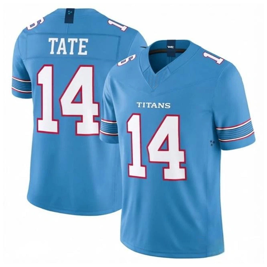 Choea T.Titans #14 Carnell Tate Player Light Blue Team Vapor F.U.S.E. Limited Home Game Stitched Jerseys