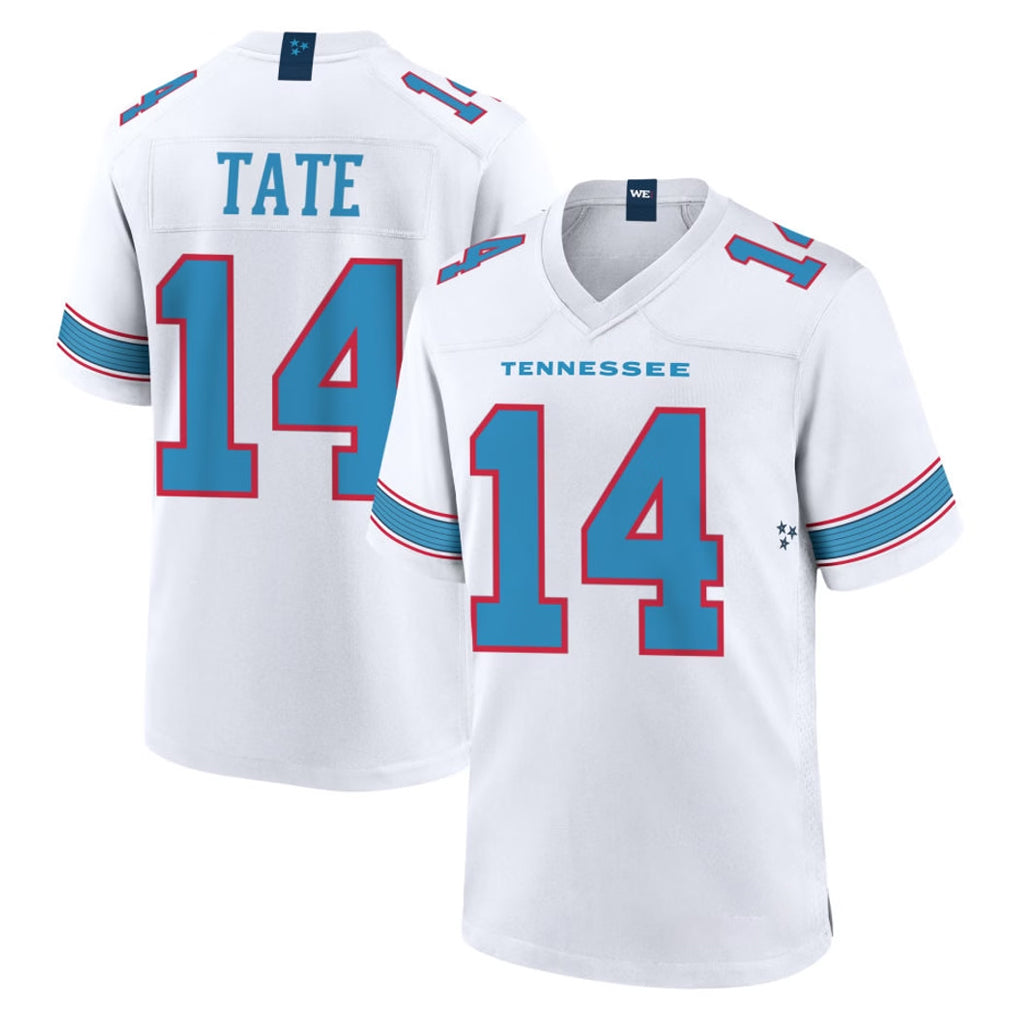 Choea T.Titans #14 Carnell Tate Player White 2026 Game Home Stitched Jerseys