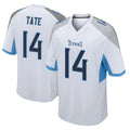 Choea T.Titans #14 Carnell Tate Player White Home Game Stitched Jerseys