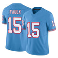 Choea T.Titans #15 Keldric Faulk Player Light Blue Limited Vapor F.U.S.E. Home Game Stitched Jerseys