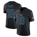 Choea T.Titans #18 Cor'Dale Flott Player Black Impact Limited Home Game Stitched Jerseys