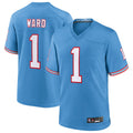 Choea T.Titans #1 Cameron Ward Player Light Blue Replica Limited Game Stitched Jerseys